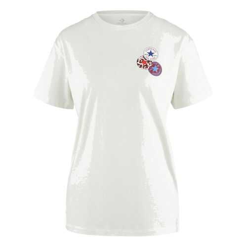 Футболка женская Converse 10019115103 белая XS