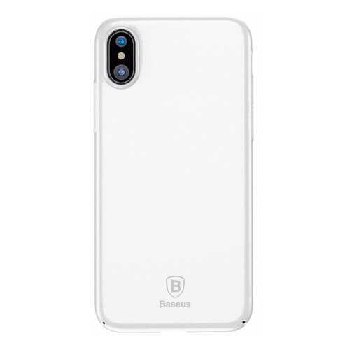 Чехол-накладка Baseus Thin Case (WIAPIPHX-ZB02) для iPhone X (White)