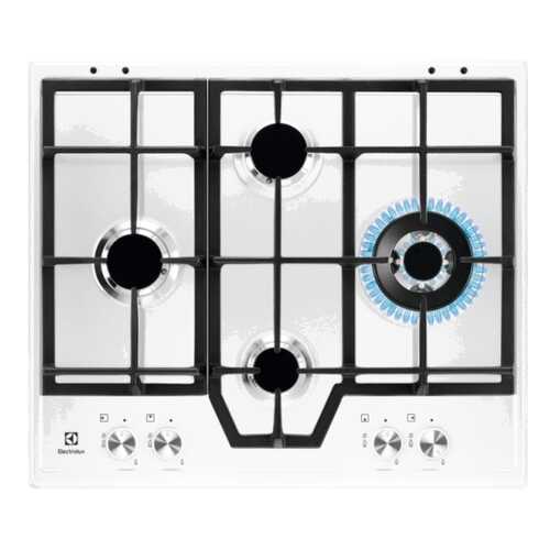 Встраиваемая варочная панель газовая Electrolux GME363LW White