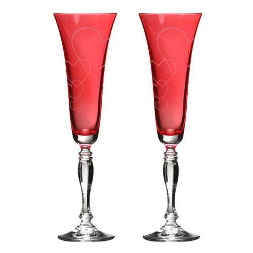 Набор бокалов Bohemia Crystal 674-112 Красный