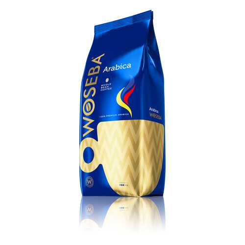 Кофе Woseba arabica натуральный жареный в зернах 1 кг