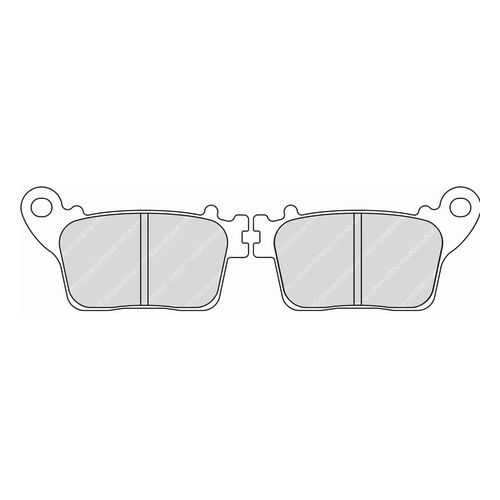 Тормозные колодки задние Ferodo FDB2221P для мотоциклов