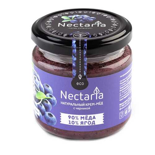 Крем-мёд с черникой Nectaria 230 г