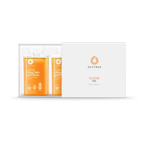 DutyBox 2 капсулы средства для мытья пола серии Floor в пенале(2*50мл)