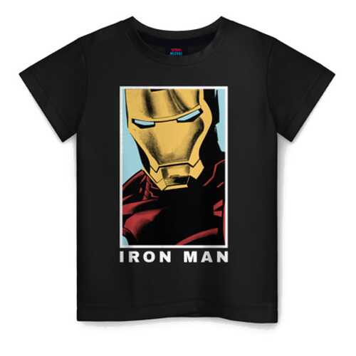 Детская футболка ВсеМайки IRON MAN poster хлопок, р. 140