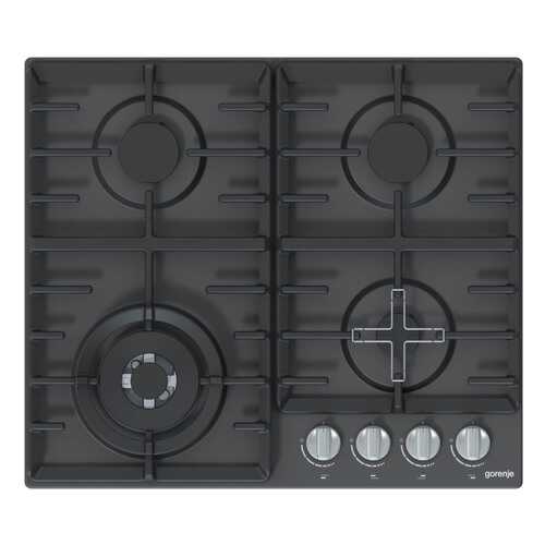 Встраиваемая варочная панель газовая Gorenje GW641ZMB Black