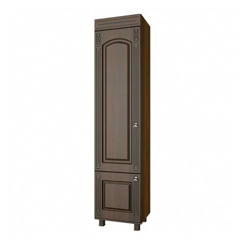 Платяной шкаф Компасс-мебель Элизабет ЭМ-4.1 KOM_EM4_1_2L 50x39x215, орех темный