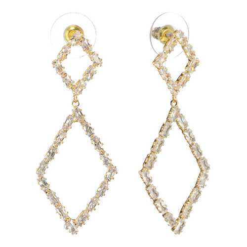 Серьги Corona Style B005E1128636 золотистые