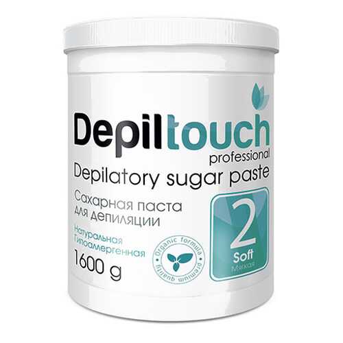 Сахарная паста для депиляции Depiltouch Depilatory Sugar Paste Soft №2 мягкая, 1600 гр