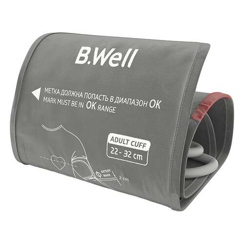 Манжета B.WELL M (22-32 см) стандартная