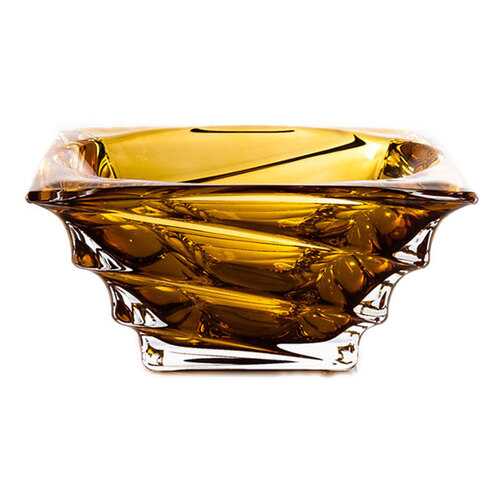 Салатник 24см Crystalite Bohemia Касабланка, янтарный