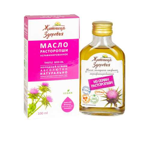 Масло из семян расторопши Житница здоровья 100 мл