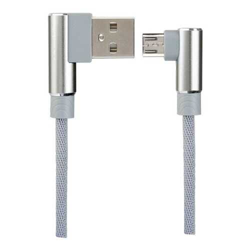 Кабель Perfeo USB2.0 A вилка - Micro USB вилка, угловой, серый, длина 1 м., бокс (U4805)