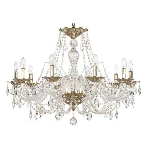 Люстра хрустальная 1605/10/300 G Bohemia Ivele Crystal