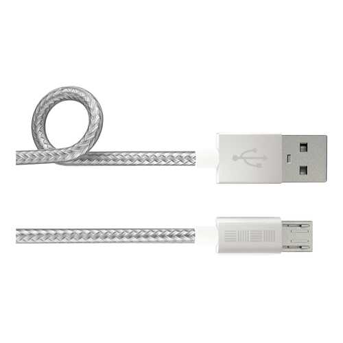 Кабель InterStep microUSB 1м Silver
