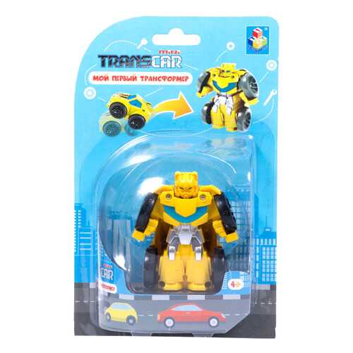 Мой первый трансформер Спорткар, желтый, 6 см 1TOY
