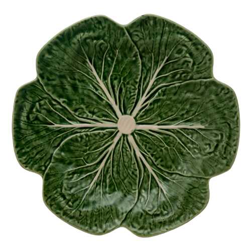 Тарелка обеденная Bordallo Pinheiro Cabbage Natural 26,5x26,5x3 см