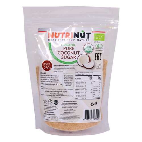 Кокосовый сахар Nutrinut organic coconut sugar 250 г