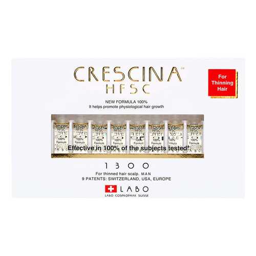 Ампулы для волос Crescina 1300 для стимулирования роста волос для мужчин №20