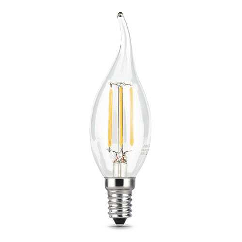 Лампа светодиодная Gauss Filament E14 11W (750lm) 4100K, прозрачная, нитевидная, 104801211