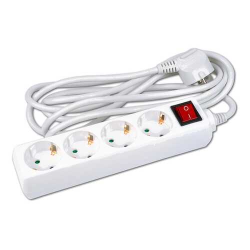 Удлинитель Uniel S-GCD4-3B, 4 розетки, 3 м, White