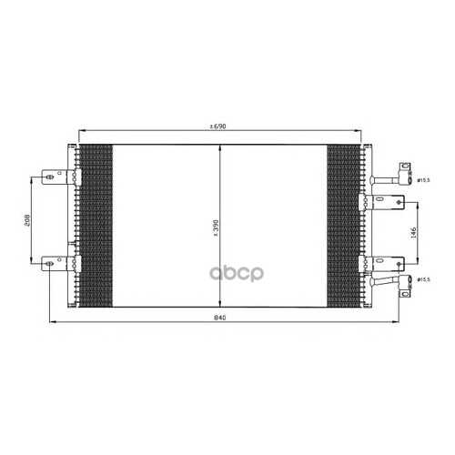Радиатор кондиционера NRF 35900