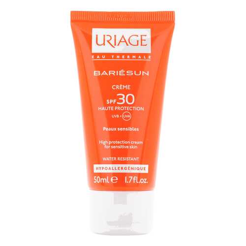 Солнцезащитное средство водостойкое SPF30 Uriage Bariesun 50 мл