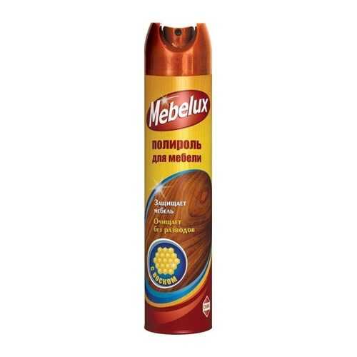 Полироль Mebelux для мебели с воском