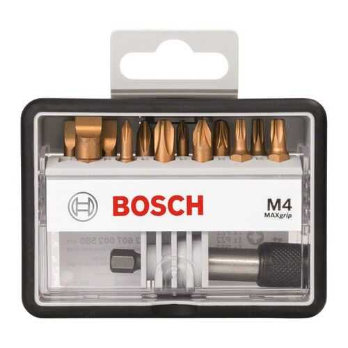 Набор бит для дрелей Bosch TIN+ДЕРЖАТЕЛЬ, PH/PZ/T/S 25мм , RL 2607002580