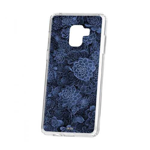 Чехол Kruche для Samsung Galaxy A8+ 2018 (A730) Print Каменная роза