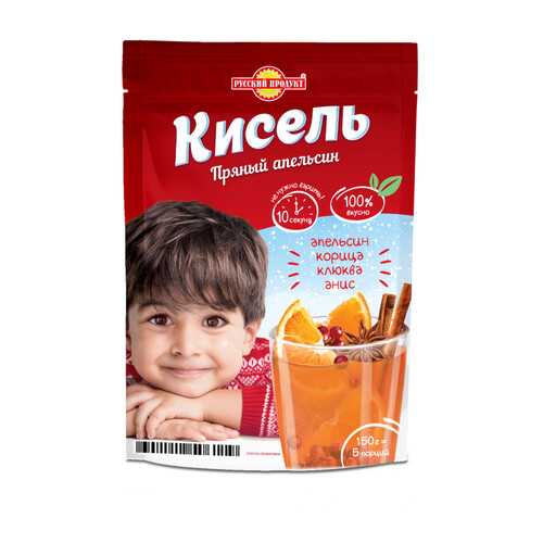 Кисель моментального приготовления Русский продукт пряный апельсин 150 г