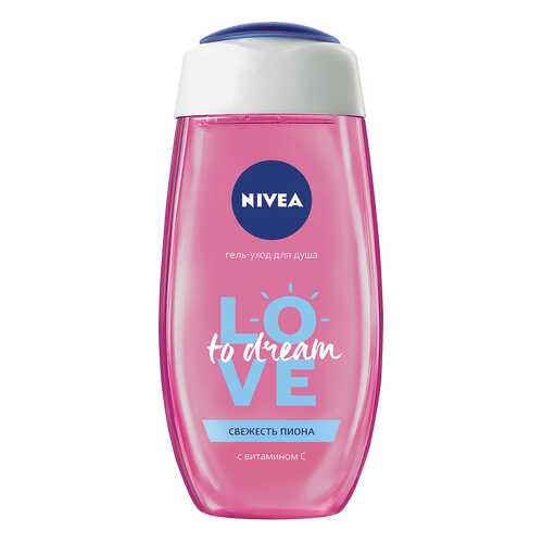Гель для душа Nivea Свежесть пиона 250 мл