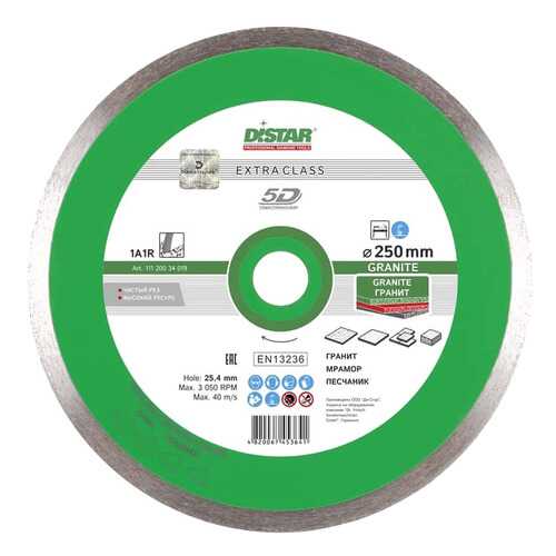 Диск отрезной алмазный DISTAR 1A1R Granite 250 х 25,4 мм