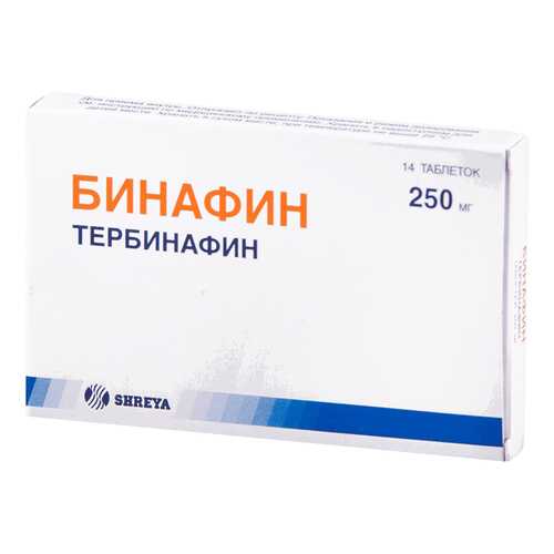 Бинафин тб 250 мг №14