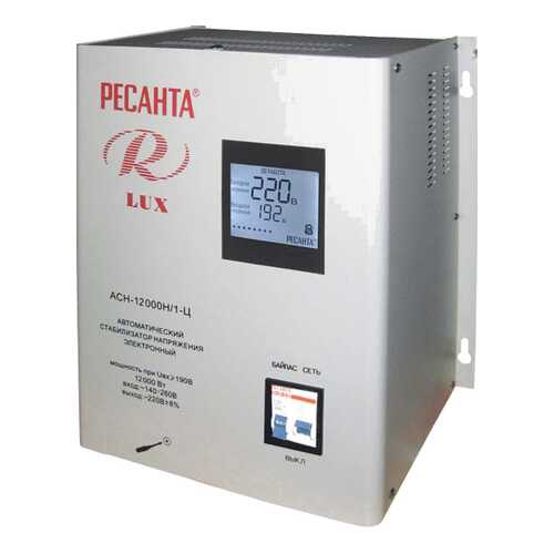 Однофазный стабилизатор Ресанта АСН-12000 Н/1-Ц