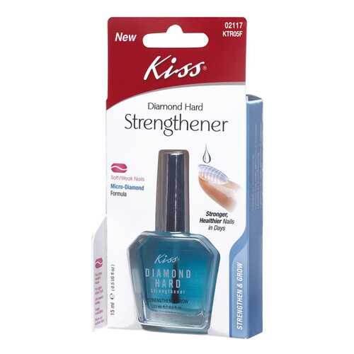Средство для ухода за ногтями Kiss Diamond Hard Strengthener Stronger