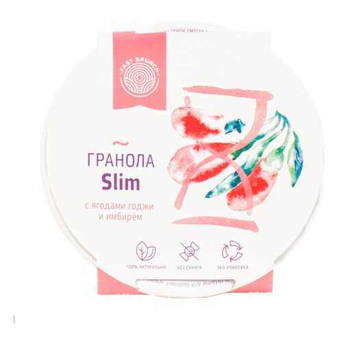 Гранола Fastbrunch Slim с ягодами годжи и имбирём 80г Россия