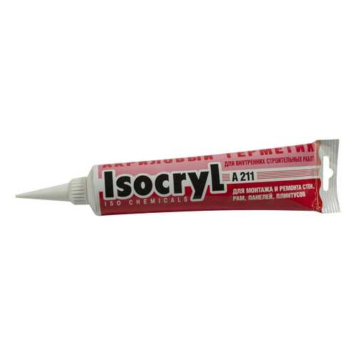 Герметик акриловый Isocryl A211 белый 115 мл
