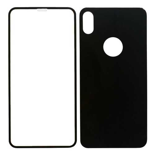 Комплект защитных стекол для iPhone XS Baseus Glass Film Set - Black (SGAPIPH58-TZ01)