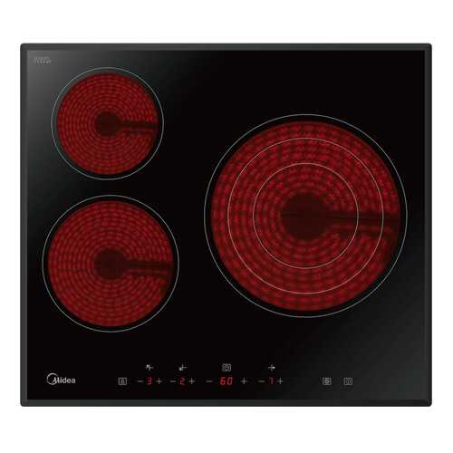 Встраиваемая варочная панель электрическая Midea MCH63557F Black