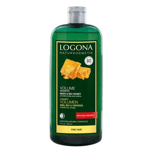 Шампунь Logona Для объема с пивом и медом 500 мл