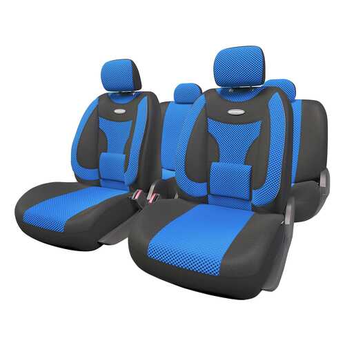 Комплект чехлов на сиденья Autoprofi Extra Comfort ECO-1105 BK/BL (M)