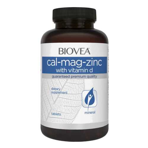 Витаминный комплекс BIOVEA Calcium Magnesium Zinc 90 таблеток