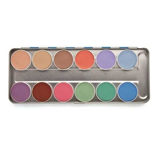 Аквагрим в палитре 12 цв./Aquacolor Palette 12 Col. 40 мл. (Цв: P)/Kryolan/1104-P