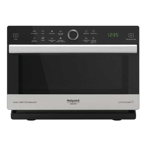 Микроволновая печь с грилем и конвекцией Hotpoint-Ariston MWHA 338 IX silver