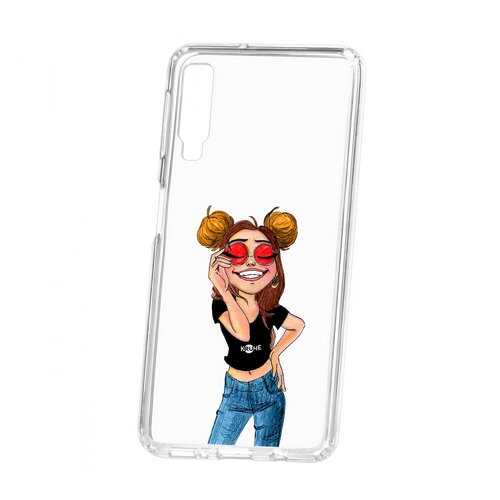 Чехол Samsung Galaxy A7 (2018) Kruche Print Smiling