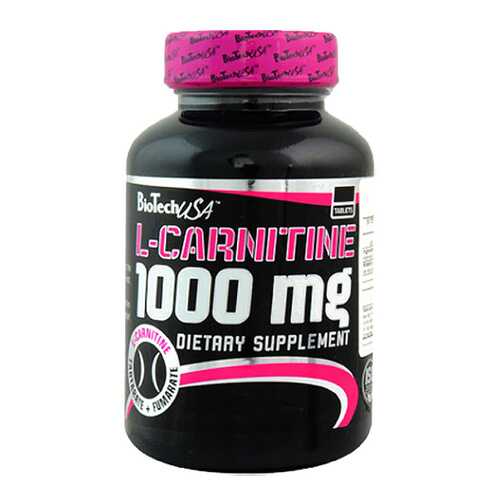 BioTech L-Carnitine 1000, 60 таблеток
