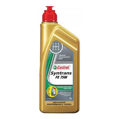 Масло трансмиссионное Castrol syntrans fe 75w 1л 15516d