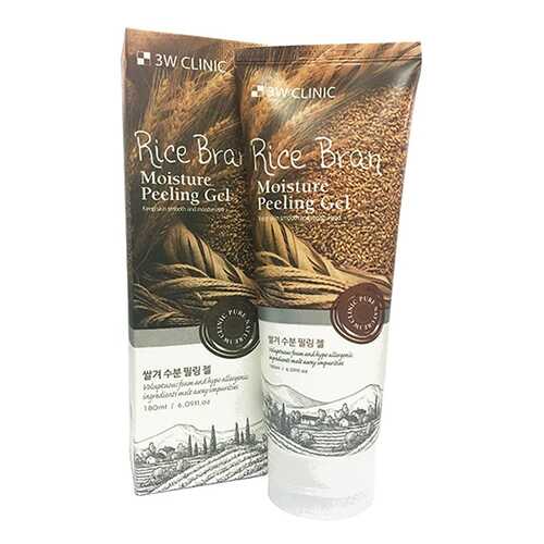 Пилинг для лица 3W Clinic Rice Bran Moisture Peeling Gel 180 мл