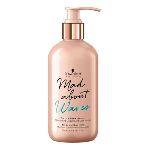 Шампунь Schwarzkopf Mad About Waves Sulfate Free Cleanser, 300 мл